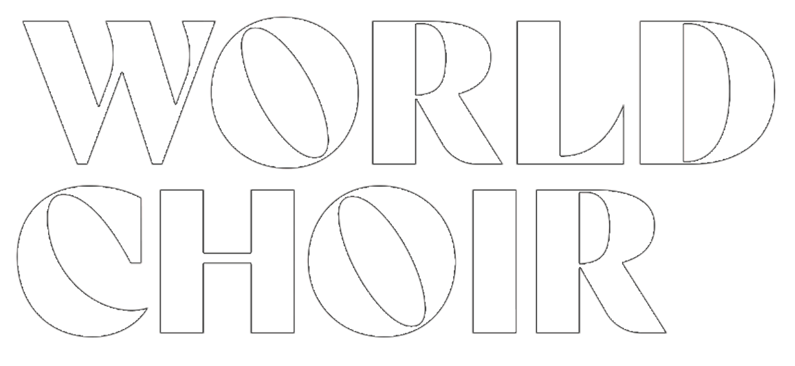 World Choir White transparent